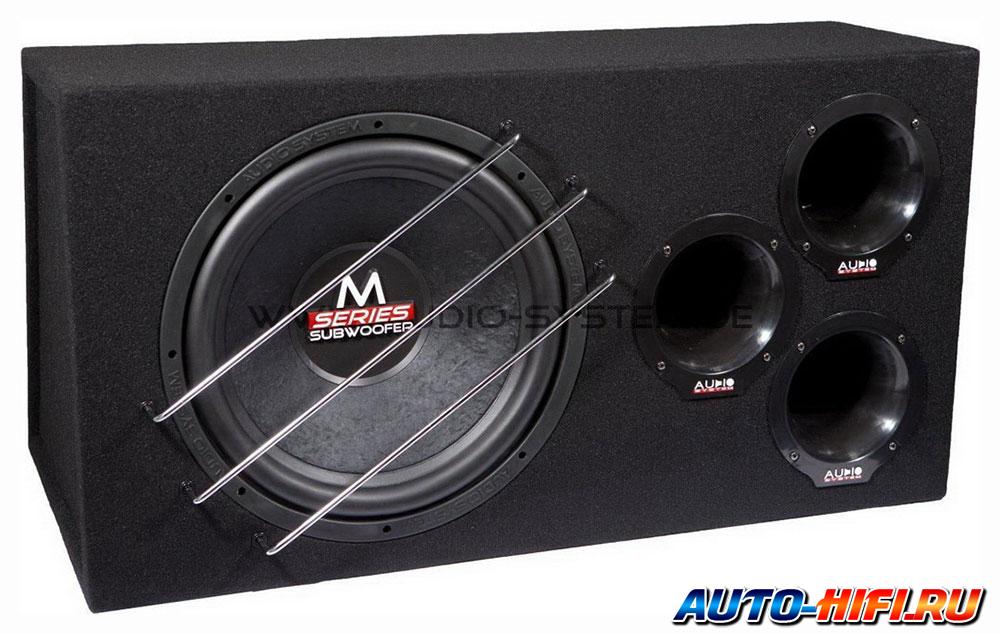 Сабвуфер в корпусе с фазоинвертером Audio System M 15 BR Сабвуфер в корпусе с фазоинвертером Audio System M 15 BR